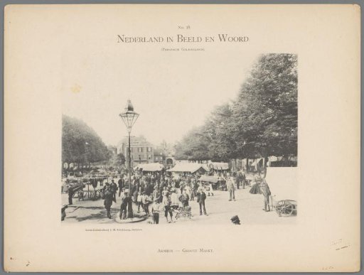 View of the Grote Markt in Arnhem