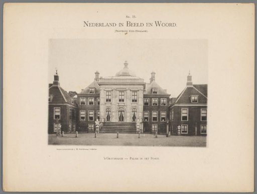 View of the Huis ten Bosch Palace in The Hague