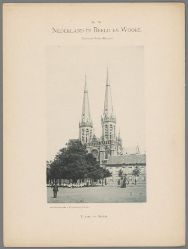 View of the Heuvelse Kerk in Tilburg