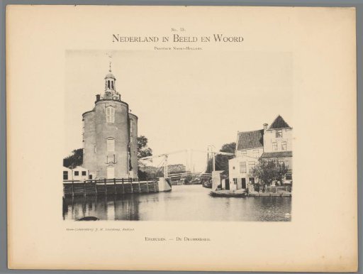 View of the Drommedaris in Enkhuizen