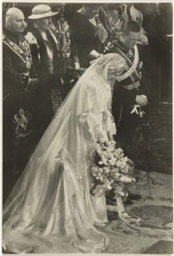 Blessing of the Marriage of Princess Juliana and Prince Bernhard in the St. Jacobskerk in The Hague, 7 January 1937