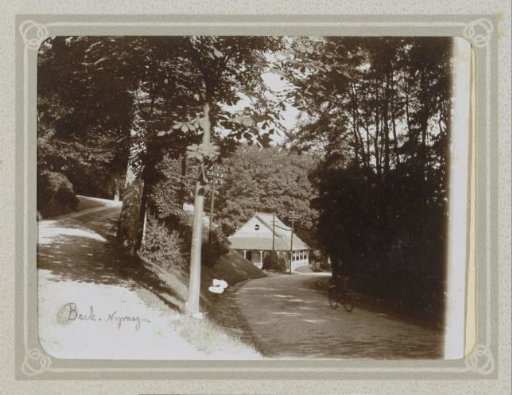 Rolling Roads with a Cyclist in Beek (Gelderland), Café Boschlust at the Bottom