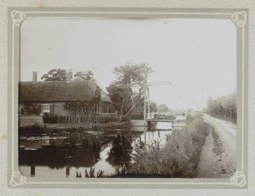 Farm with a drawbridge over a ditch