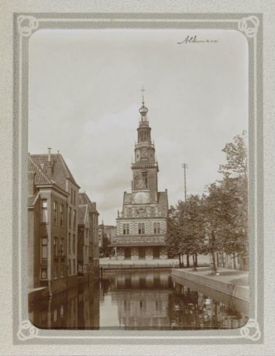 Weigh house of Alkmaar, viewed from the Zijdam