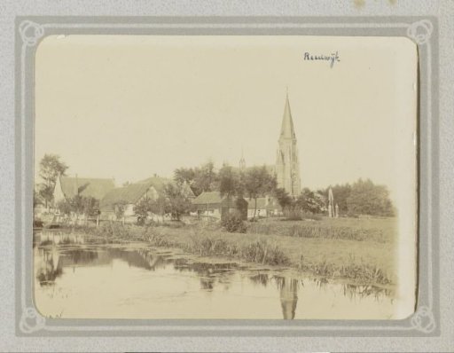 View of Reeuwijk with the Saint Peter and Paul Church on the right