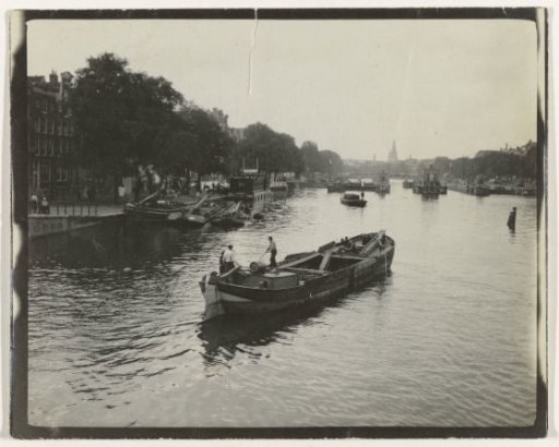 View of the Amstel with the Amstel Locks, Amsterdam