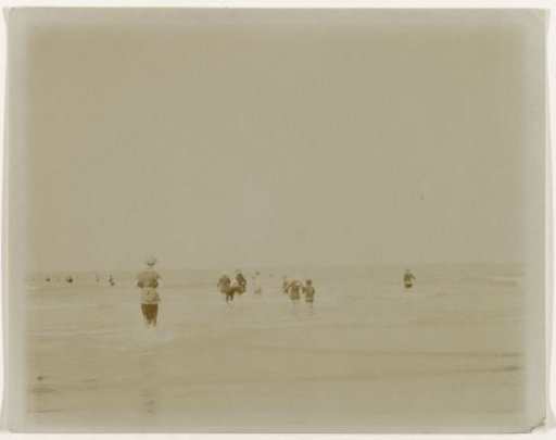 People in the sea (North Sea coast), Netherlands or Germany