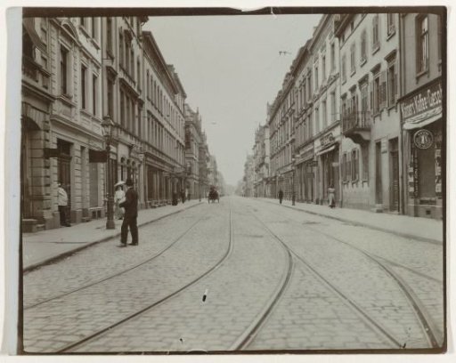 View in a city, possibly in Germany