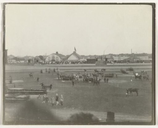 Horse racing track