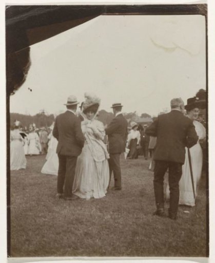 Visitors at a Racecourse