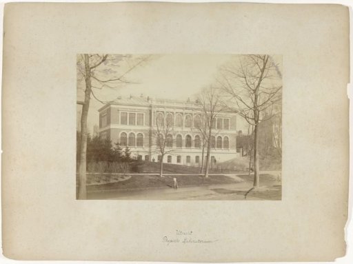 View of the Physical Laboratory in the Bijlhouwerstraat in Utrecht