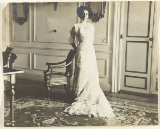 Portrait of an Unknown Woman Standing in an Interior