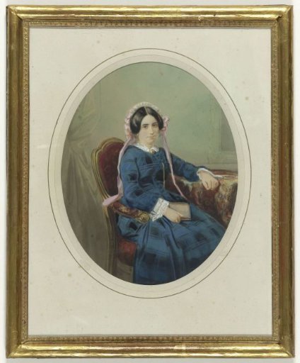 Portrait of a seated woman