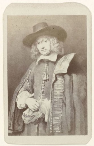 Reproduction of an Engraving after Rembrandt's Portrait of Jan Six
