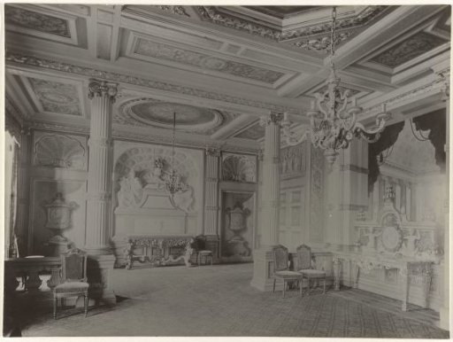 View in the Small Dining Room of Paleis Het Loo in Apeldoorn