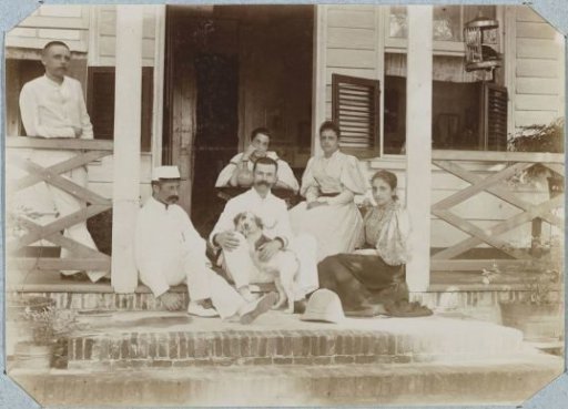 Group Photo in Front of the House in Fort Zeelandia