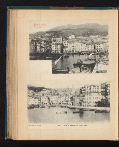 View of the old harbour of Bastia, Corsica