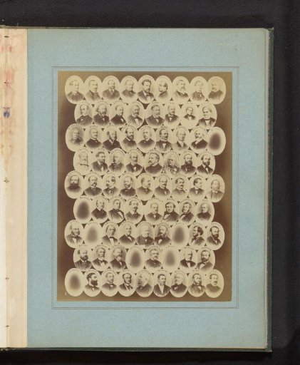 Composite Group Portrait of Members of the National Assembly of 1873