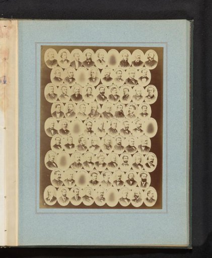 Composite Group Portrait of Members of the National Assembly of 1873