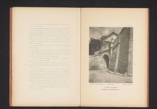 View of a chapel door in Compiègne, France