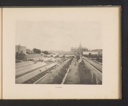 View of the Greenhouses of the École Nationale Supérieure d'Horticulture in Versailles, France