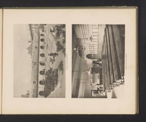 View of the Exterior and a View of the Interior of the Building with Lecture Halls of the National Higher School of Horticulture in Versailles, France