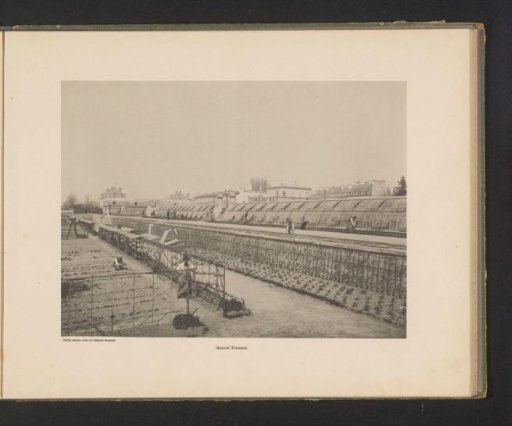 View of a Field of the National Higher School of Horticulture in Versailles, France