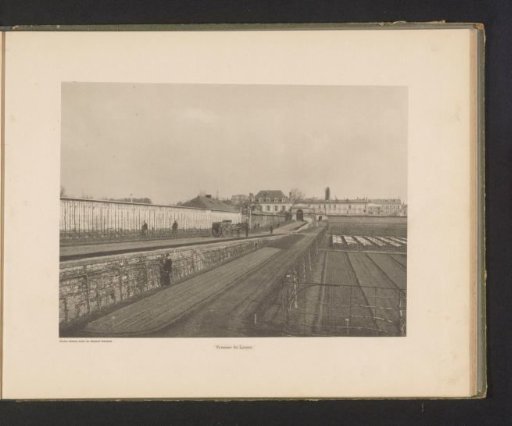 View of an Elevated Field of the National Higher School of Horticulture in Versailles, France