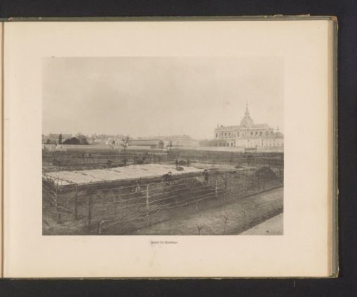 View of a Field of the National Higher School of Horticulture in Versailles, France