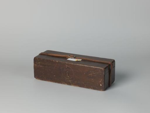 Empty Wooden Box for 74 Lantern Slides of the Kessler Family