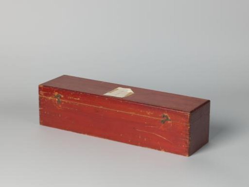 Empty Wooden Box for 48 Lantern Slides of the Kessler Family