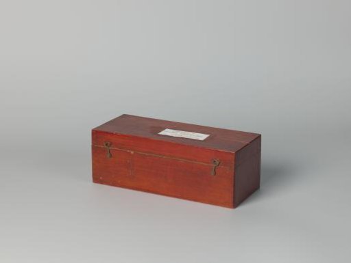 Empty Wooden Box for 41 Lantern Slides of the Kessler Family