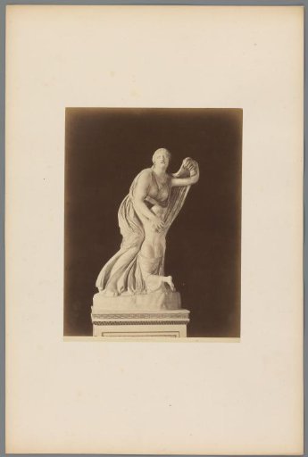 Sculpture of Niobe and her daughter in the Galleria degli Uffizi, Florence, Italy