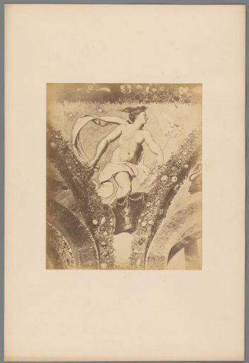 Photographic Reproduction of a Fresco of Venus in a Chariot by Raphael in the Loggia of the Villa Farnesina, Rome, Italy