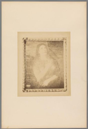 Photographic Reproduction of a Painting of a Woman