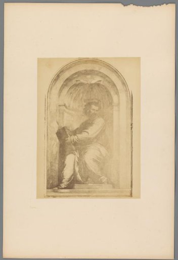 Photographic reproduction of a painting or fresco of Saint Mark the Evangelist