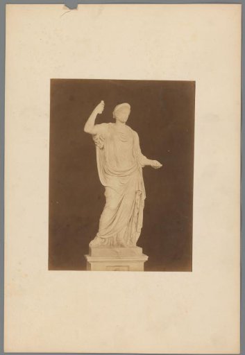 Sculpture of a goddess, possibly Demeter