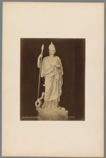 Sculpture of the Giustiniani Minerva in the Vatican Museums, Italy