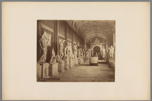 Interior of a sculpture gallery