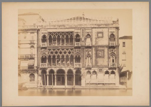 Facade of the Ca' d'Oro in Venice