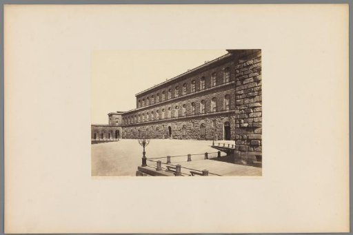 Façade of the Palazzo Pitti in Florence, Italy