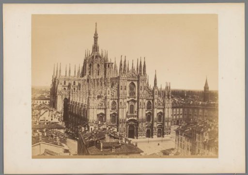 View of the Cathedral of Milan, Italy