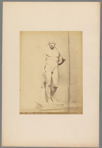 Sculpture of an athlete in the Neapolitan Museums, Italy