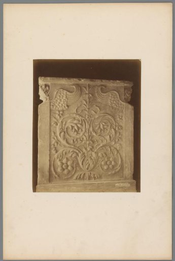 Relief with plant ornaments