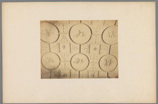 Ceiling decorated with ornaments