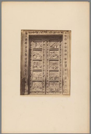 Bronze doors of the Baptistery of Florence by Lorenzo Ghiberti, Italy