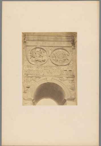 Detail of the Arch of Constantine, Rome, Italy