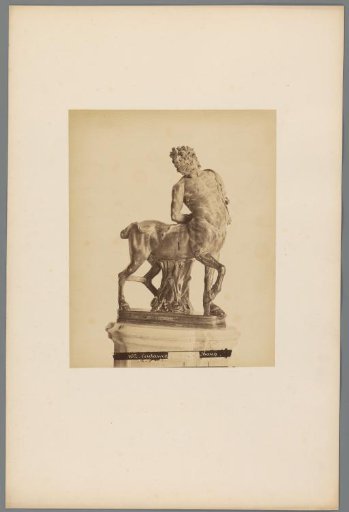 Sculpture of a Centaur by Aristeas and Papias in the Capitoline Museums, Rome, Italy