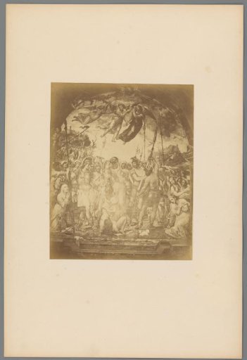Photographic reproduction of the painting The Beheading of Nicolo di Tuldi by Il Sodoma in the Basilica of Saint Dominic, Siena, Italy