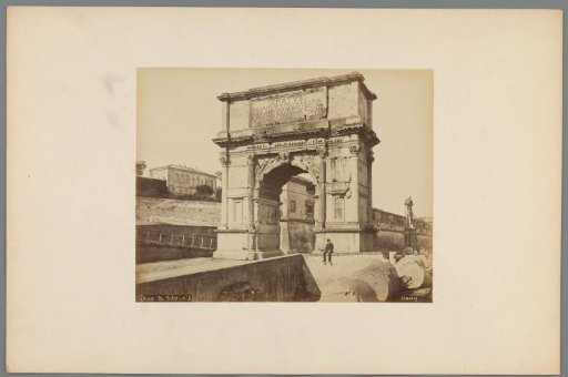 Arch of Titus in Rome, Italy